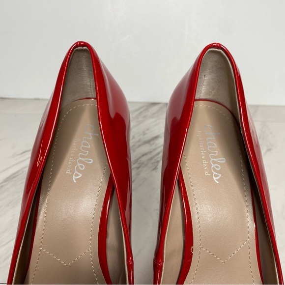 Charles by Charles David Pact Red Pump 9M - Picture 13 of 15